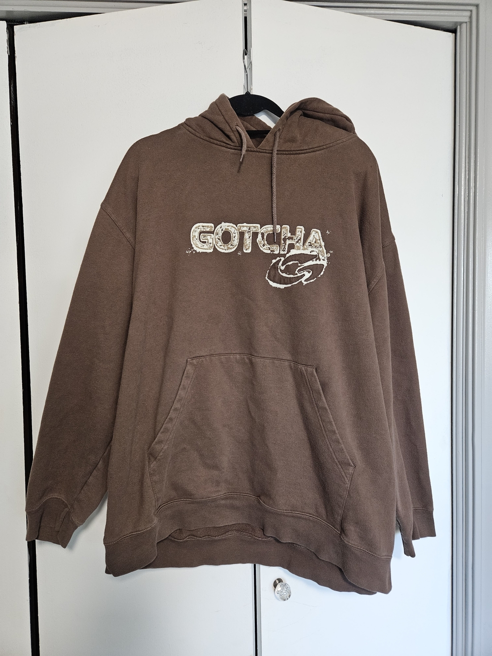 Vintage Gotcha Brown Hoodie